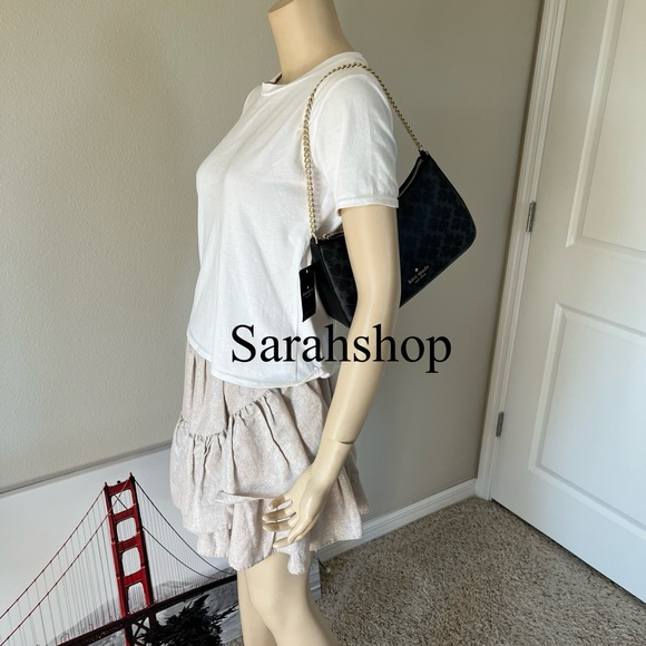 ♠️Kate Spade Signature Spade Flower Medium Convertible Crossbody - Picture 7 of 12